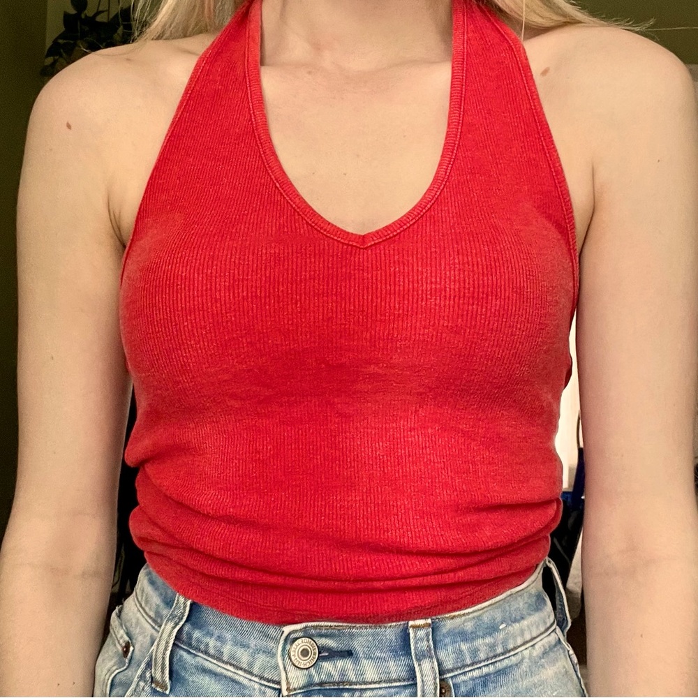 American Eagle halter top red (size XS)
